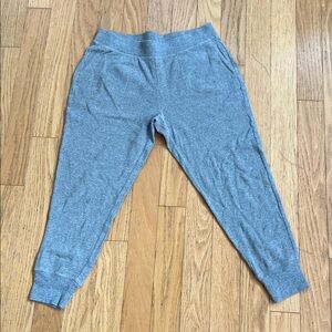 J. Crew Gray Waffle Knit Cotton Sweatpants